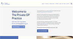 Desktop Screenshot of privategppractice.org.uk